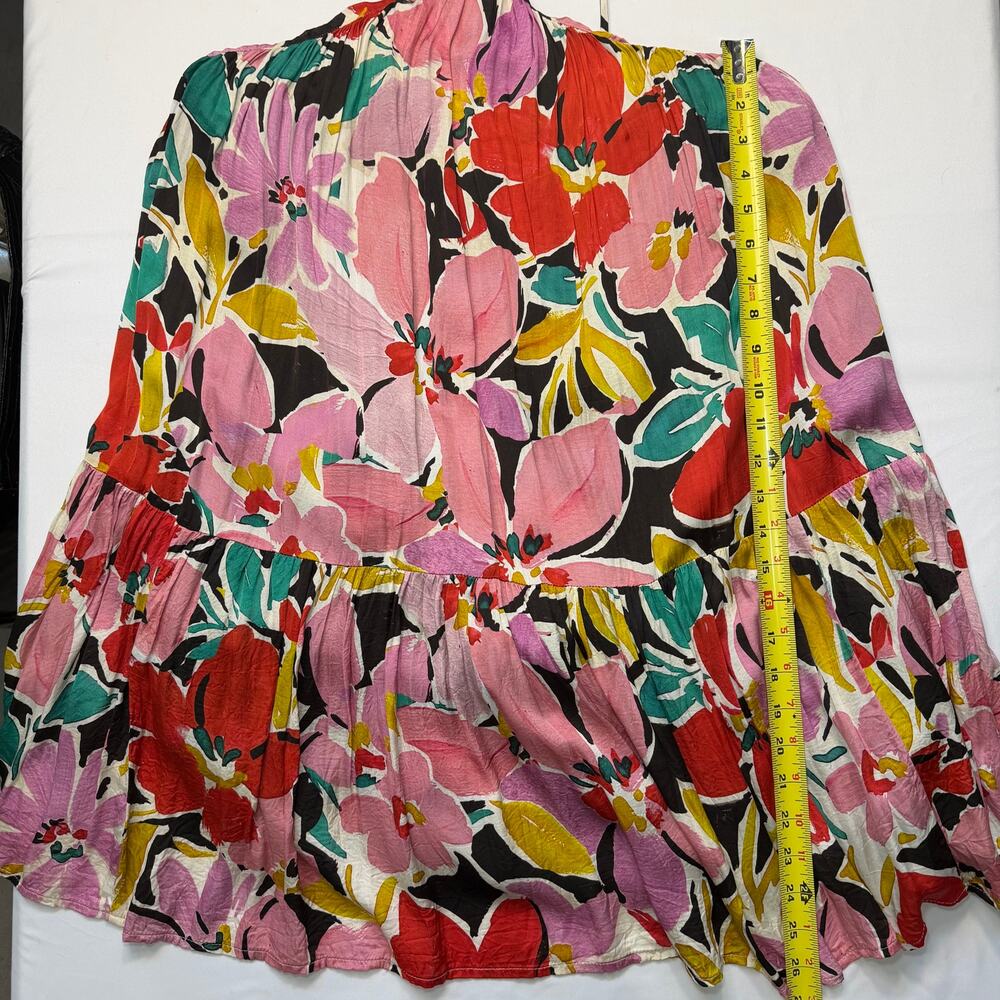 Corey Lynn Calter Floral Halter Dress XL Colorful Mini Vacation Dress Lined - Picture 9 of 11